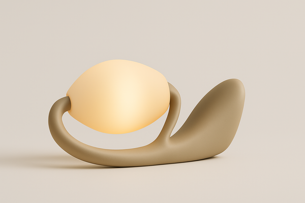 Sculptural Serenity Table Lamp